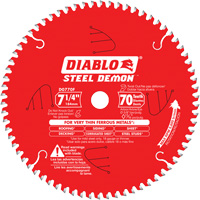 Steel Demon Cutting Saw Blade, 7-1/4", 70 Teeth, Metal Use D. Morneault & Fils