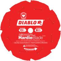 HardieBlade Cutting Saw Blade, 12", 8 Teeth, Fibre Cement Use D. Morneault & Fils