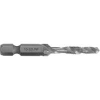 Drill/Tap Bit, #10, High Speed Steel D. Morneault & Fils