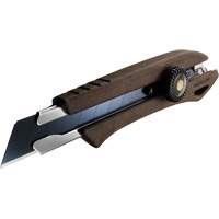 Ratchet Lock Knife, 18 mm, Wood Handle D. Morneault & Fils