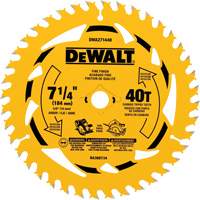 Lame de scie circulaire, 7-1/4", 40 dents, Pour Bois D. Morneault & Fils