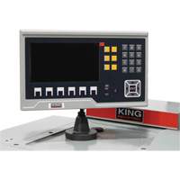 Metal Lathe/Taper Attachment & DRO, 75" L x 32" W x 53" H D. Morneault & Fils