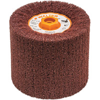 Tambour de conditionnement de surface Blendex, 4-1/2" dia. x 4" la, 5/8"-11 Arbre, Grain Moyen D. Morneault & Fils