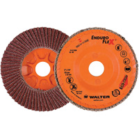 Enduro-Flex Flap Disc, 5" x 7/8", Type 27, 40 Grit, Zirconia Alumina D. Morneault & Fils