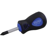 Stubby Screwdriver, #1, 3-1/4" L, Cushion Grip Handle D. Morneault & Fils