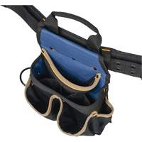 20 Pocket Tool Belt Combo, Polyester, Black D. Morneault & Fils