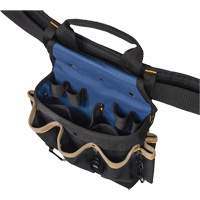 20 Pocket Tool Belt Combo, Polyester, Black D. Morneault & Fils