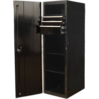 Armoire lat&eacute;rale s&eacute;rie RX, 3 tiroirs, 19" la x 25" p x 61" h, Noir D. Morneault & Fils