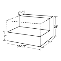R&eacute;servoir de transfert pour carburant en aluminium, Aluminium, Capacit&eacute; 100 gal., Argent D. Morneault & Fils