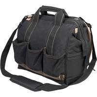 Porte-outils &agrave; compartiments multiples, Polyester, 33 pochettes, Noir D. Morneault & Fils