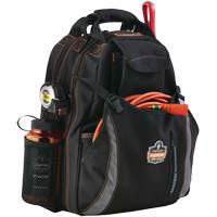 Arsenal&reg; 5843 Tool Backpack, 13-1/2" L x 8-1/2" W, Black, Polyester D. Morneault & Fils