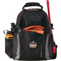 Arsenal&reg; 5843 Tool Backpack, 13-1/2" L x 8-1/2" W, Black, Polyester D. Morneault & Fils