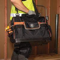 Sac &agrave; outils avec grande ouverture Tradesman Pro, Nylon balistique, 42 pochettes, Noir D. Morneault & Fils
