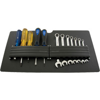 Panneau porte-outils de petite taille pour coffre &agrave; outils mobile D. Morneault & Fils