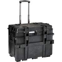 Coffre &agrave; outils militaire mobile avec tiroirs, 8 tiroirs, 22-4/5" la x 15" p x 18" h, Noir D. Morneault & Fils