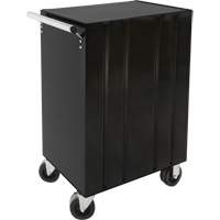 Industrial Tool Cart, 3 Drawers, 29-4/5" W x 21-1/5" D x 38-4/5" H, Black D. Morneault & Fils