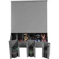 Gravity Feed Dispenser with Lid D. Morneault & Fils