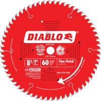 Contractor Saw Blades - Fine Finishing Saw Blades, 8-1/2", 60 Teeth, Wood Use D. Morneault & Fils