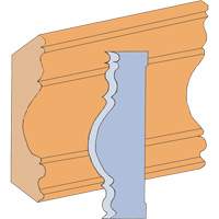 Large Cove Moulding Cutter Set D. Morneault & Fils