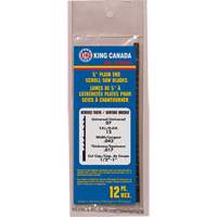 12-Piece Reverse Tooth Scroll Saw Blades, Scroll cutting, 0.043" W x 5" L, 12 TPI D. Morneault & Fils