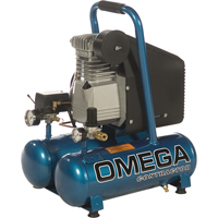 Compresseurs portatifs s&eacute;rie pour entrepreneurs - Lubrification &agrave; l'huile, entraînement direct, &eacute;lectrique, 3,3 gal. (4 gal. US), 125 PSI, 115/1 V D. Morneault & Fils