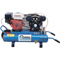 Compresseurs d'air s&eacute;rie entrepreneur, Essence, 6,6 gal. (8 gal. US), 125 PSI D. Morneault & Fils