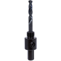 Tri-Sided Holesaw Arbor, 9/16" - 1-3/16", 3/8" Shank D. Morneault & Fils