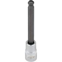 Bit Socket, Hex Ball, 4 mm x 4" L, 3/8" Drive D. Morneault & Fils
