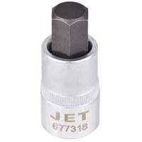 Bit Socket, Hex, 1/2" x 2" L, 1/2" Drive D. Morneault & Fils