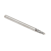 CLEVELAND Solid Carbide Burrs - Taper Shape Radius End 14°, 1/8" Shank D. Morneault & Fils