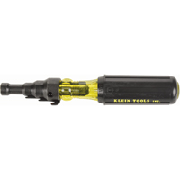 Conduit Fitting and Reaming Screwdriver, 5/16", 7-1/2" L, Cushion Grip Handle D. Morneault & Fils
