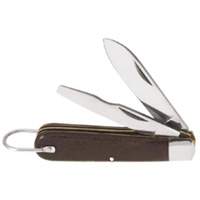 2-Blade Pocket Knife, 2-1/2" Blade, Carbon Steel Blade, Plastic Handle D. Morneault & Fils