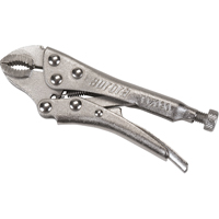 Locking Pliers with Wire Cutter, 4" Length, Curved Jaw D. Morneault & Fils