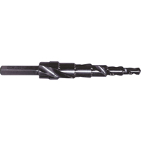 Progressive Step Drill, 1/8" - 1/2" , 1/32" Increments, High Speed Steel D. Morneault & Fils