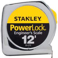 PowerLock&reg; Tape Measure, 1/2" x 12', Imperial Graduations D. Morneault & Fils