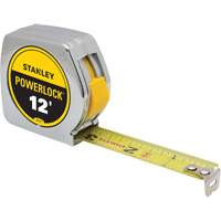 PowerLock&reg; Tape Measure, 3/4" x 12', Imperial Graduations D. Morneault & Fils