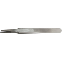 Tweezers - Flat Round Tips, Straight - 4.75" (120 mm) D. Morneault & Fils