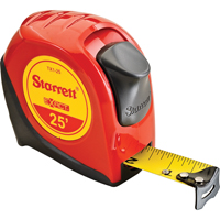 Ruban &agrave; mesurer pour ing&eacute;nieur, 1" x 25', Marques de goujon 1/16" D. Morneault & Fils