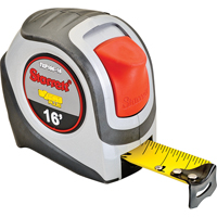 Ruban &agrave; mesurer de poche Exact Plus, 1" x 16', Marques de goujon 1/16" D. Morneault & Fils