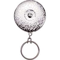 Porte-cl&eacute;s &agrave; d&eacute;vidoir The Original, Chrome, C&acirc;ble 24", Fixation Agrafe de ceinture D. Morneault & Fils