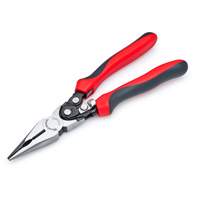Pro Series Dual Material Long Nose Compound Action Cutting Pliers, 9" L D. Morneault & Fils