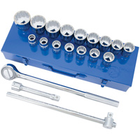 SW7521 12-Point SAE Socket & Socket Wrench Set, 21 Pcs, 3/4" Drive Size D. Morneault & Fils
