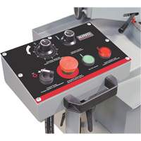 Scies &agrave; ruban &agrave; pivot &agrave; vitesse variable pour le m&eacute;tal, Horizontal, Capacit&eacute; de coupe Rond 10" et rectangulaire 10" x 18" D. Morneault & Fils