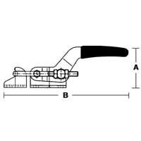 Latch Clamps - 300 Series, 360 lbs. Clamping Force D. Morneault & Fils
