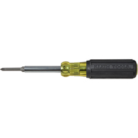 Extended-Reach Multi-Bit Screwdriver/Nut Driver, 9-1/10" L, Cushion Grip Handle D. Morneault & Fils