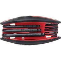 Ball End Fold-Up Hex Key Set, 9 Pcs., Imperial D. Morneault & Fils
