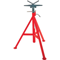 Support de tuyau en V no VJ-99, 71-132 cm R&eacute;glage de la hauteur, 12" Capacit&eacute; max. de tuyau, 2500 lb Capacit&eacute; de charge max. D. Morneault & Fils