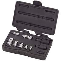 Jeu de douilles &agrave; joints et d'adaptateurs de douilles universelles 1/4", 3/8" et 1/2" &agrave; 10 pi&egrave;ces D. Morneault & Fils