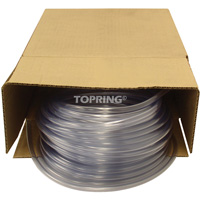 Tubing, Air/Water, 0.625" OD x 100' L, PVC, Clear, 30 PSI @ 20°C D. Morneault & Fils