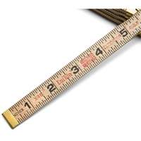 Folding Rule, 6' L, Wood, 1/16" Graduations D. Morneault & Fils